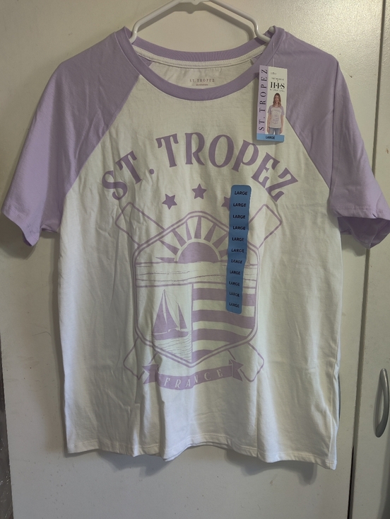 H-I-S Tops - NWT St. Tropez Graphic Tee